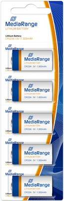 10 Mediarange CR123A / CR17345 Lithium Batterien im 5er Blister