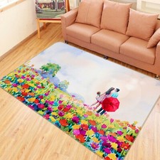 3D Romantic Couple NAO6591 Game Rug Mat Elegant Photo Carpet Mat Fay