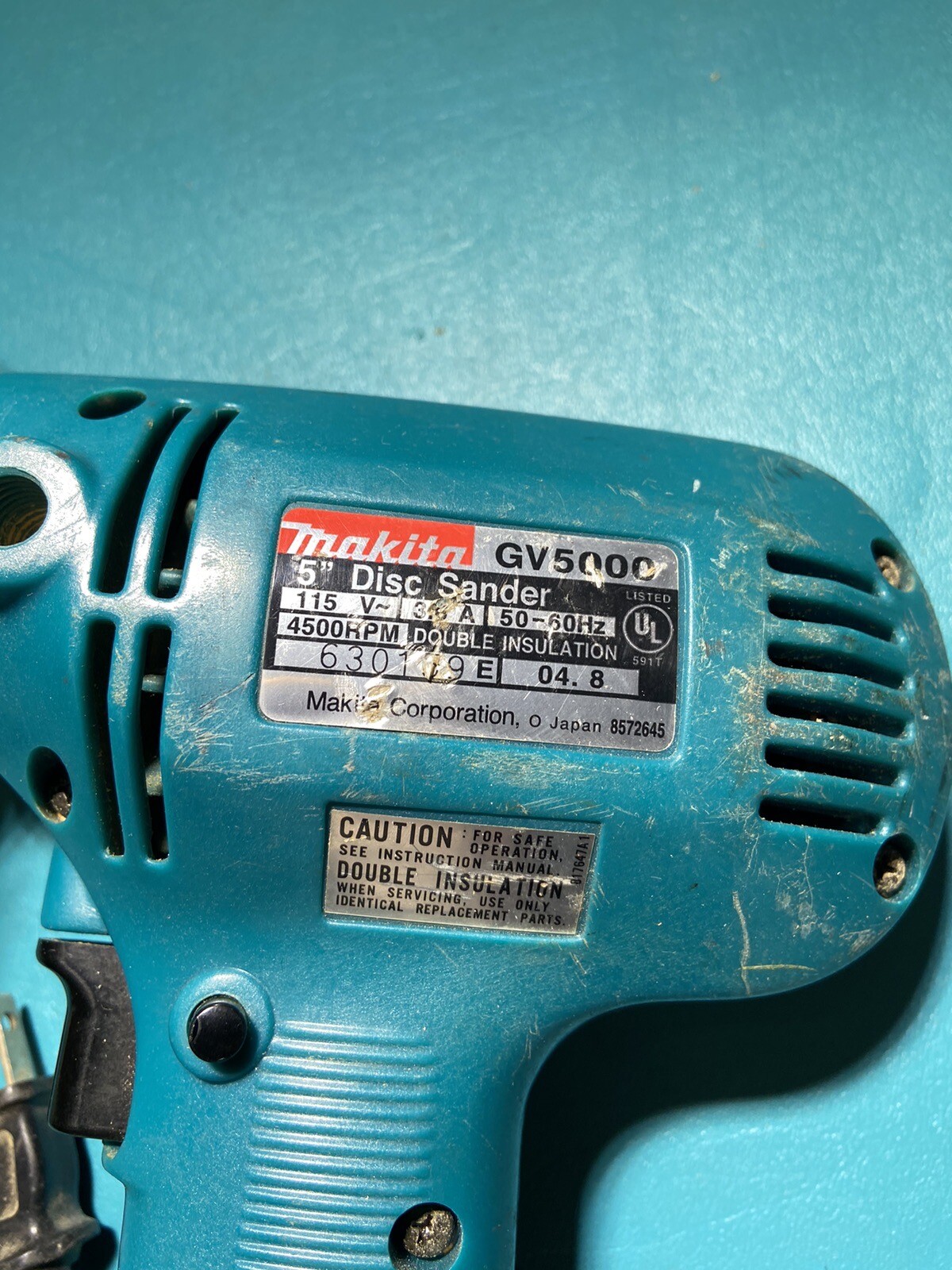 MAKITA GV5000 Corded Electric 125mm 5" Disc Sander eBay