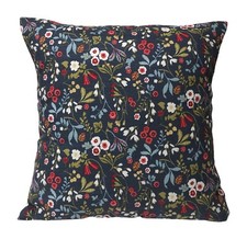 Image of 1 x 16” Clarke & Clarke Ashbee Navy Red Green Cushion Cover
