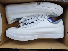 Men's Fila Tarp CVO Low-Top Canvas Sneakers - White - Mens Size 8