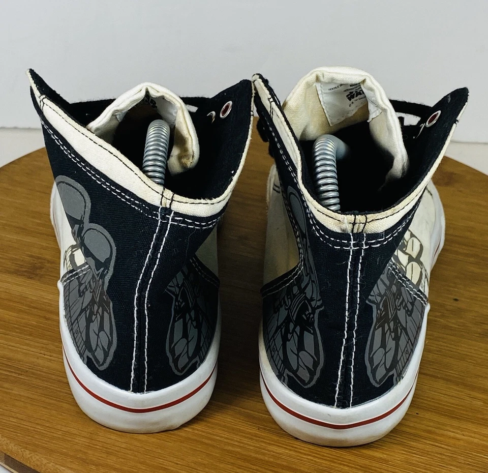 Zapatillas altas de lona Star Wars Rebels para niños Storm Trooper talla 5 Foto 4 de 4