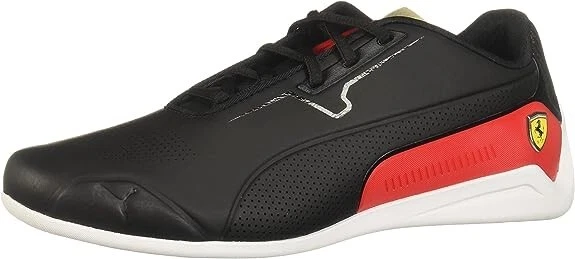 Puma Men s Ferrari Drift CAT 8 Sneakers Black Red White SIze 12