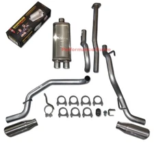 05-12 Toyota Tacoma 4.0 Catback Dual Exhaust Side Exit - MagnaFlow 18" Muffler