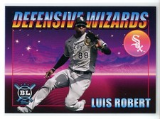 2021 Topps Big League Baseball Defensive Wizards #11 Luis Robert (White Sox)