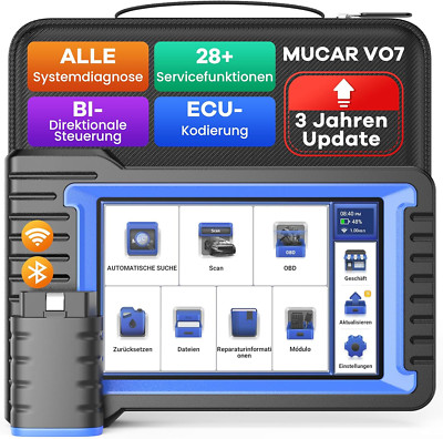 MUCAR VO7 OBD2 KZF Scanner Diagnosegerät Volle System 28 Reset ECU Codierung