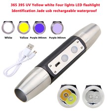 4in1 365/395nm UV White Yellow Light LED Flas...