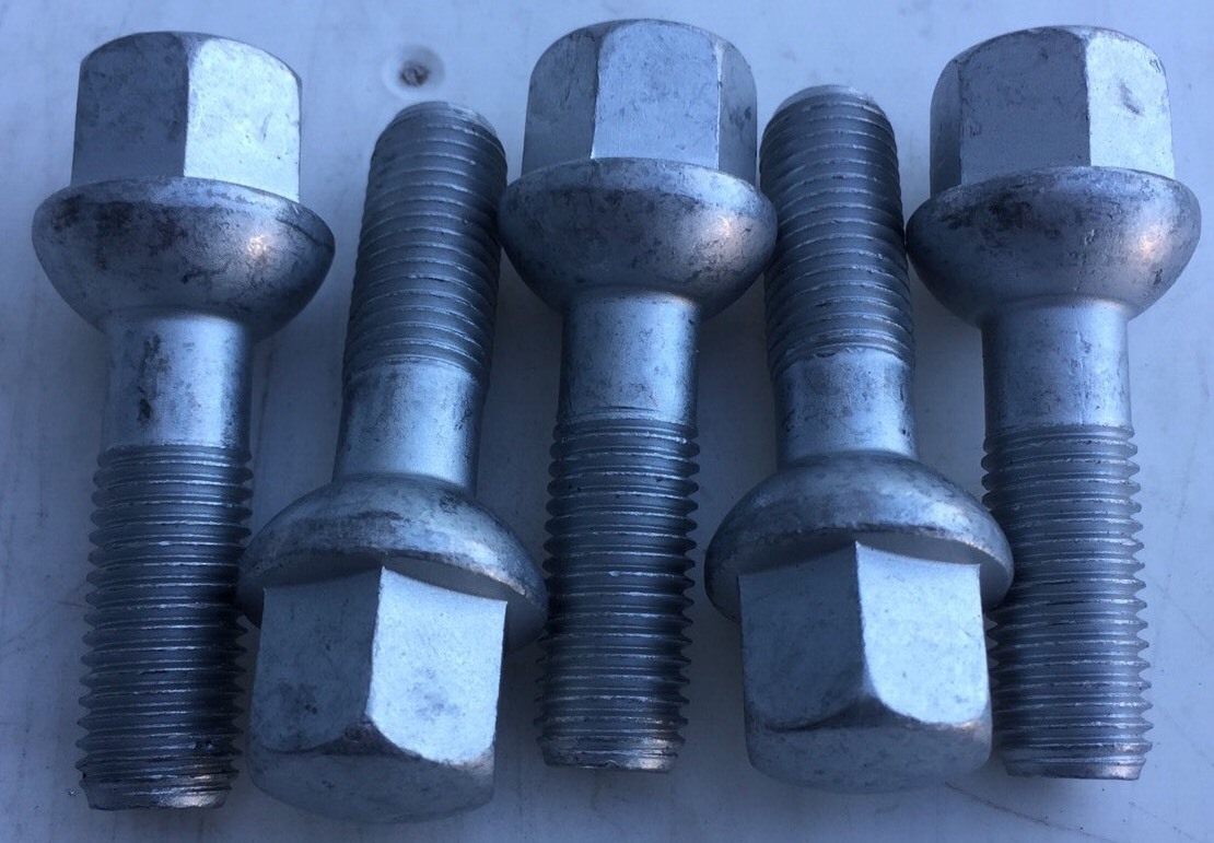 20 Pcs Brabus Lug Bolts W168,203,208,210 R170 Lug Bolt 12 X1.5 MM 36 MM Long OEM