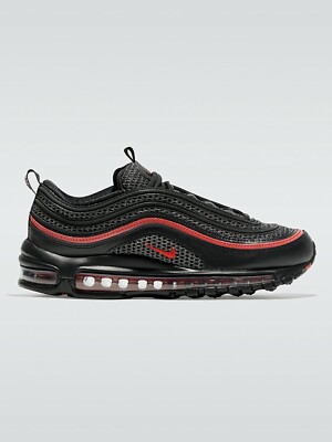 Nike Air Max 97 Women's Running Sport Valentines Black Red CU9990