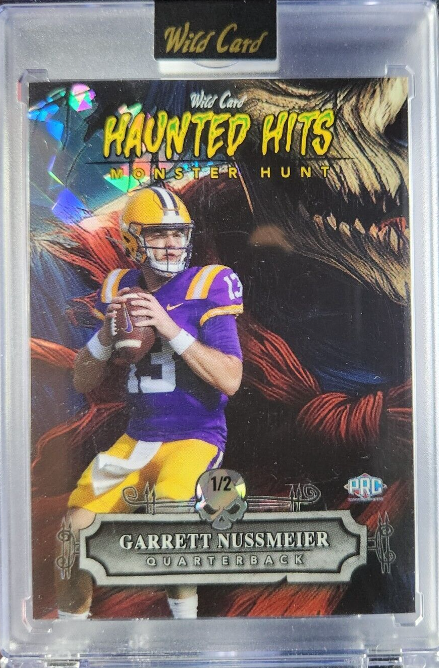 Garrett Nussmeier 2024 Wildcard Haunted Hits #HHS-GN PRC /2