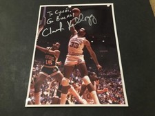 CLARK KELLOGG AUTOGRAPHED PHOTO OHIO STATE BUCKEYES BASKETBALL LEGEND 