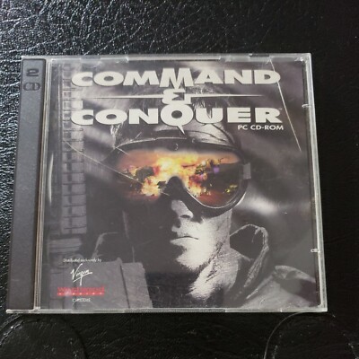  Command & Conquer-PC CD-Rom-2 discs-Virgin Interactive-tested, works