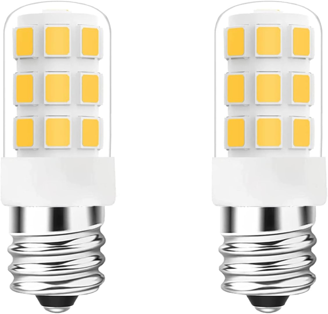 VYAOMLI Salt Lamp Bulbs, E12 C7 LED Night Light Bulb, 2W Equivalent 15W 20W E12 