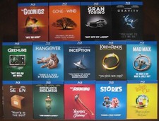 BRAND NEW BLU-RAY MOVIE SLIPCOVERS - NO MOVIE...