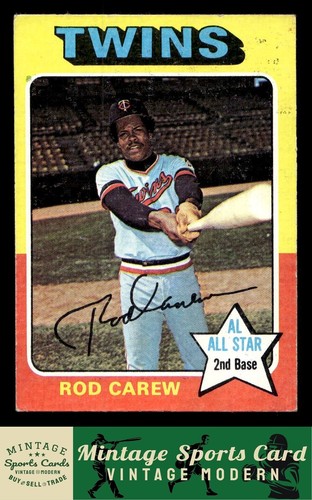 1975 Topps Mini - Rod Carew - #600 Minnesota Twins | eBay