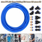 <!--F#f_0-->Pneumatic Air Hose Tubing 4mm IDx6mm ODx10m Pipe Blue with Connect Fitting Kit<!--F/-->