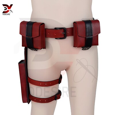 marvel daredevil belt 2 utility pouches, and Billy Club drop Marvel pouch set