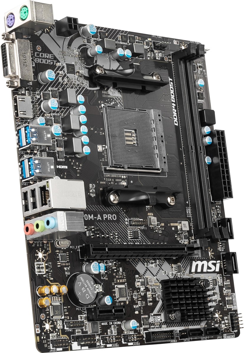 MSI A320M-A PRO AM4 AMD A320 Gen1 Micro-ATX