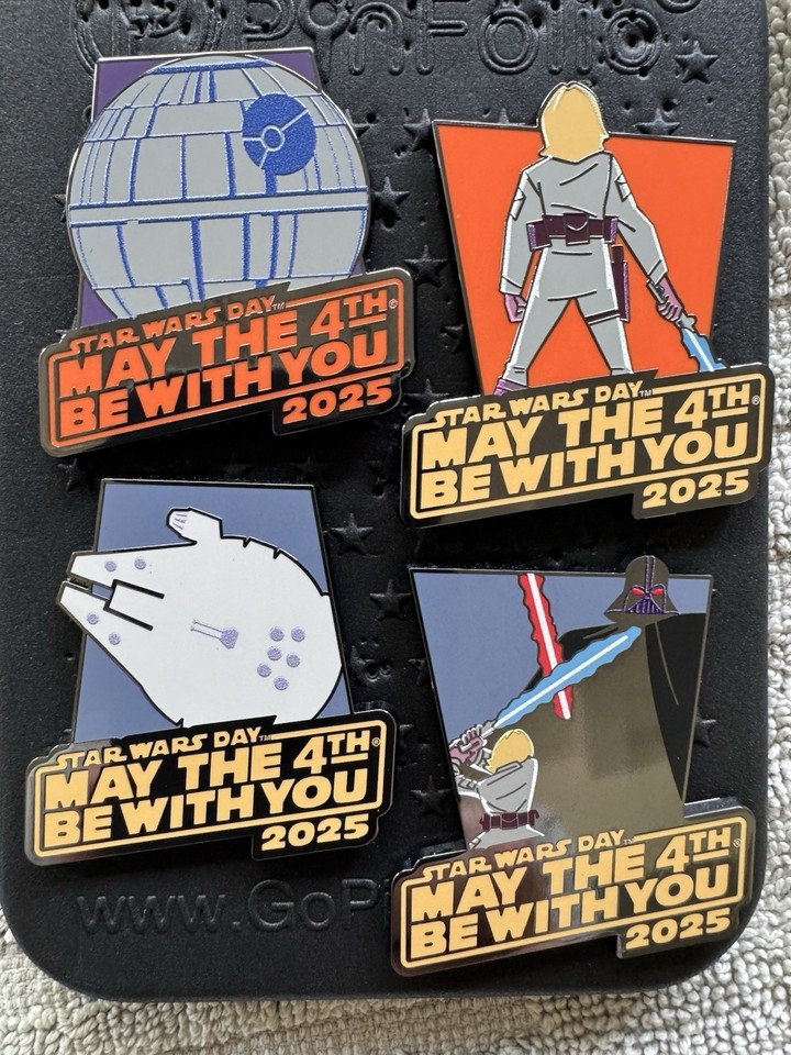 Disney 2025 Star Wars MAY THE 4TH BE WITH YOU Mystery Pin Complete Set ...