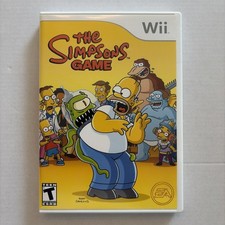 The Simpsons Game (Nintendo Wii, 2007) CIB Game