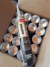 Case of 20 Tubes PPG Mulco Super Expert Thermoplastic Sealant Cement Grey