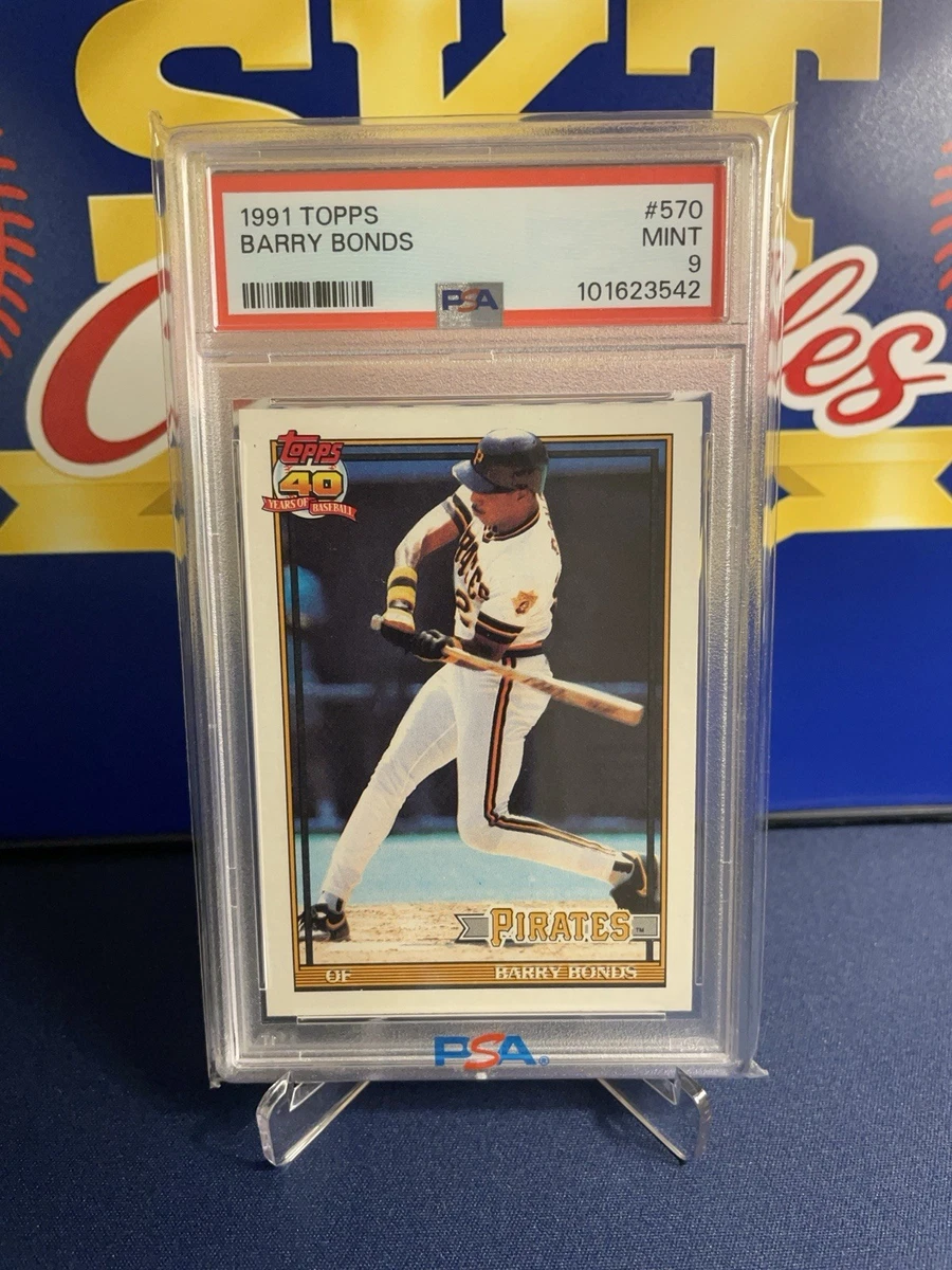 Topps Barry Bonds 1991 Season Baseball Sports Trading Cards