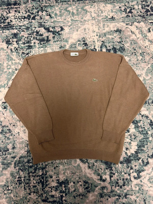 Chemise Lacoste Knit Sweater | Brown | Made in France | Pashastyle