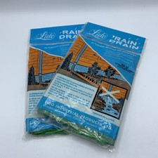 Lido Odpływ deszczu 12ft Plastikowe przedłużacze downspout Kanada Vintage 2 Nowe w opakowaniu