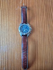 Montre Festina Chronographe Vintage 8890 Bleu 37mm 2000s