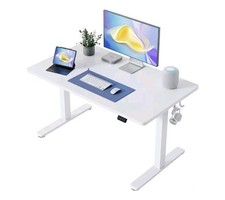 Electric Standing Desk Height Adjustable For Gaming and Computer, 120 x 60cm