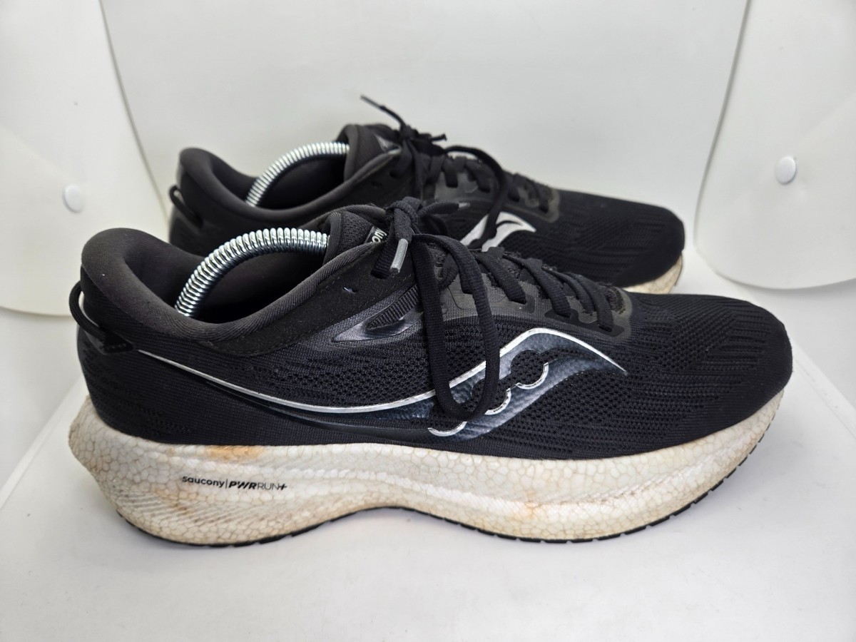 Saucony Triumph 21 Shoes Mens 10.5 Black Running Athletic  display picture 2