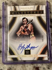 2023 Panini WWE Immaculate Honky Tonk Man Milestones Signatures Auto 44/99 SP