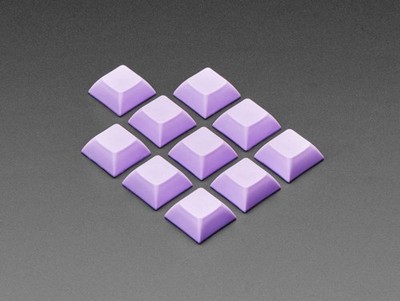 Lila DSA Keycaps für MX-kompatible Schalter, DSA-Tastaturkappen, 10er-Pack