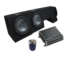 2001-2003 Ford F-150 Super Crew Truck Harmony R124 Dual 12" Sub Box CXA400.1