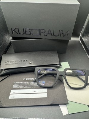 KUBORAUM MASKE K3 Black Matte 52-19/145 New In Box