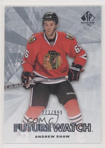 Andrew Shaw #187 2011 SP Authentic card
