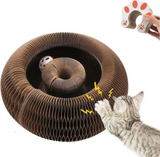 Magic Organ Foldable Cat Scratching Interactive Toys, Durable Foldable  Reversi