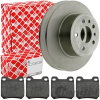Febi Bremsscheiben 5-LOCH 286Mm+BelÄGe Hinten Passend FüR Opel Vectra B Saab 9-3