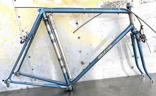 NOS 1978 vintage Raleigh PROFESSIONAL bicycle FRAME SET 22-1/2" Campagnolo