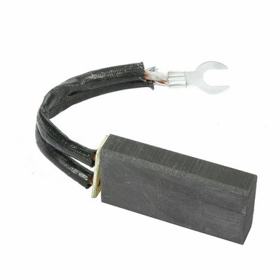 D374 10mmx25mmx50mm Double Wired Graphite Carbon Brush for   Motor Black  KD #vn