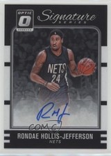 2016 Panini Donruss Optic Signature Series Rondae Hollis-Jefferson #41 Auto d4y
