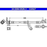 ATE 24.5264-0526.3 Bremsschlauch