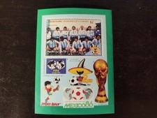 EB04 - St. Vincent Grenadinen Union - 1986 - Mi - Block Fußball - MNH