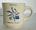VTE TIDEWATER COMMUNITY COLLEGE HEAVY COFFEE MUG, CHESAPEAKE/VIRGINIA BEACH, VA