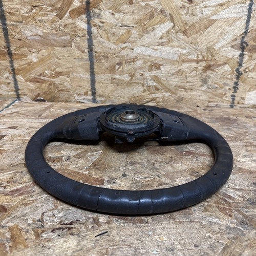1987 1989 Ford Mustang Black Steering Wheel 87 89 GT LX Coupe Hatchback Hatch - Picture 10 of 10