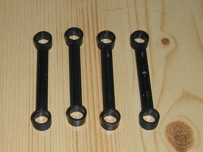 Lego 4 x Technic Lenkstrebe Spurstange Verbinder  Stabilisator 2739 schwarz (K 5