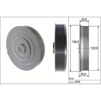 INA 544 0009 10 Riemenscheibe Kurbelwelle FüR Renault Megane Scenic Kangoo Clio
