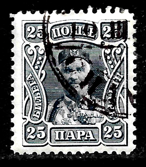 HICK GIRL-OLD  USED  MONTENEGRO  SC#81    PRINCE  NICHOLAS  I        A2785