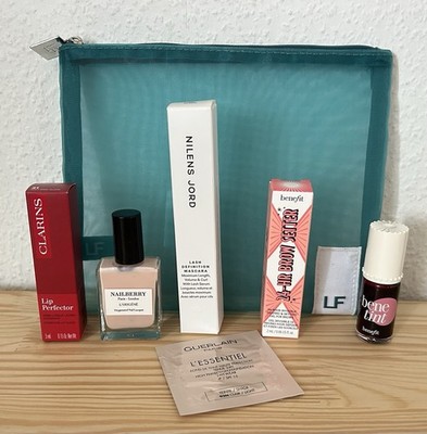 Clarins, Benefit Cosmetics Nilens Jord Guerlain Lookfantastic Kosmetiktasche NEU