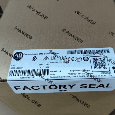 NEW Allen Bradley 5069-L320ER CompactLogix 2MB Enet Controller 5069L320ER